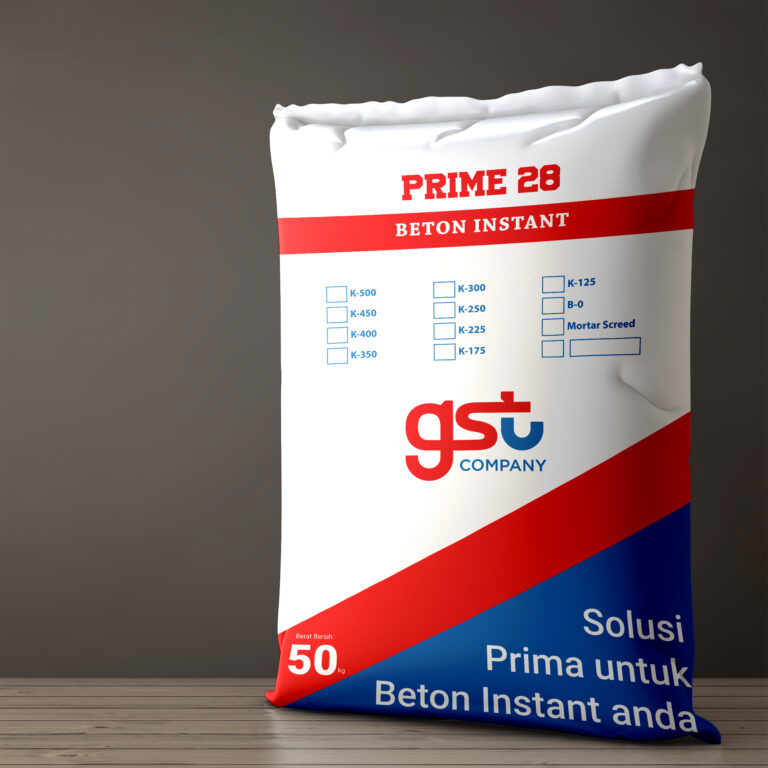 White Blank Paper Sack Cement Bag on a Wooden Floor. 3d Rendering